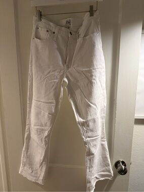 J. Crew Women’s White Boot-Cut Jeans